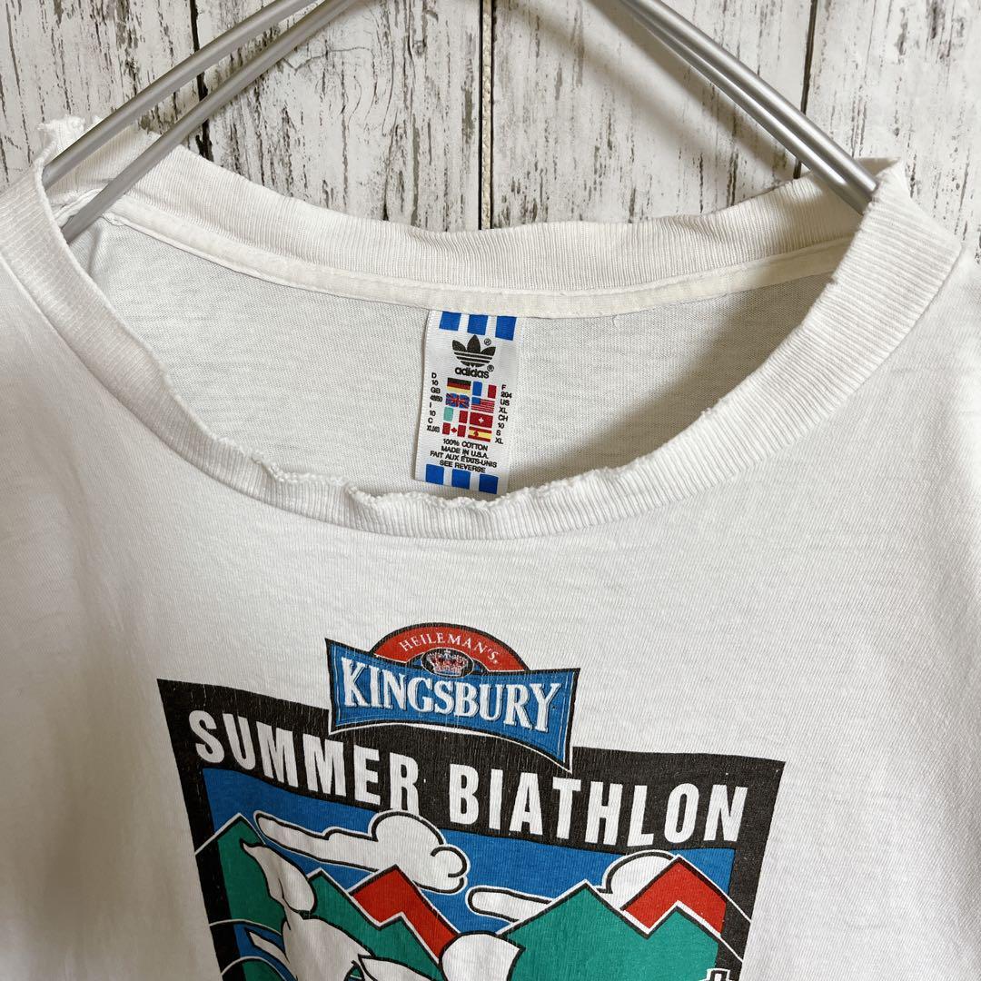 90's adidas アディダス USA製 アメリカ製 ビンテージTシャツ XL 90's adidas アディダス USA製 アメリカ製 ビンテージTシャツ XL