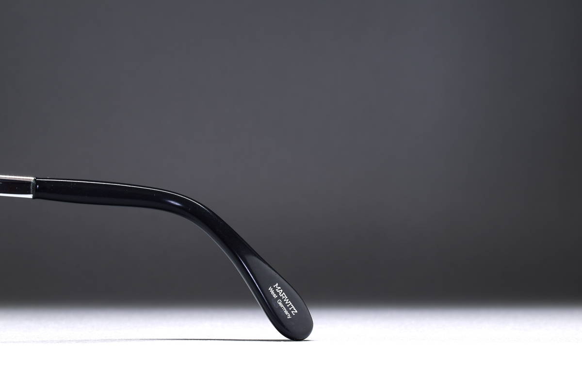 デッドストック MARWITZ PORTRAIT 6205 925 52-14 メガネ サングラス フレーム 西ドイツ制 シルバー ZEISS