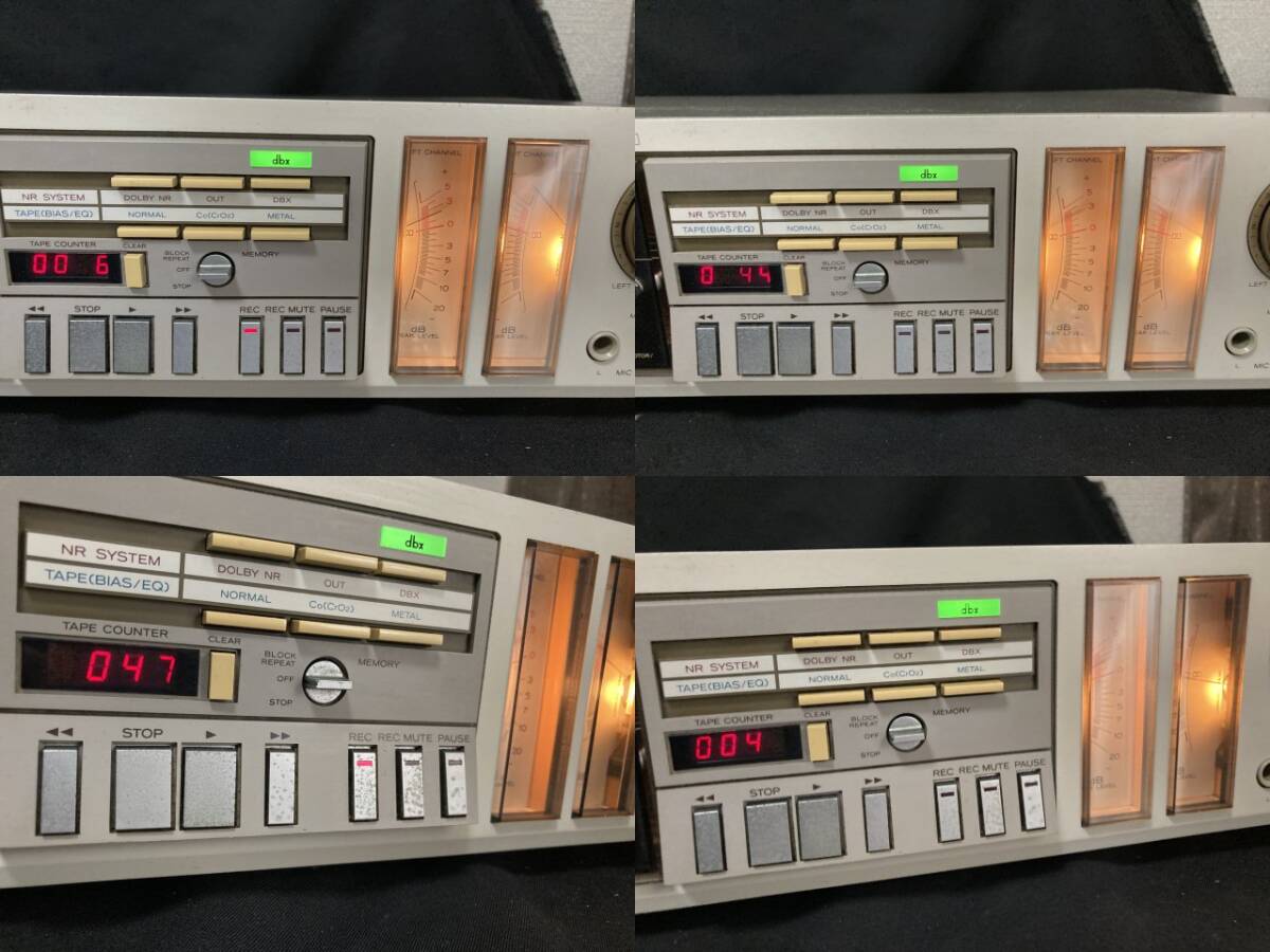 動作OK TEAC V-3RX 80年代縦型メーター・dbx・3モーター3S高級 動作OK TEAC V-3RX 80年代縦型メーター・dbx・3モーター3S高級