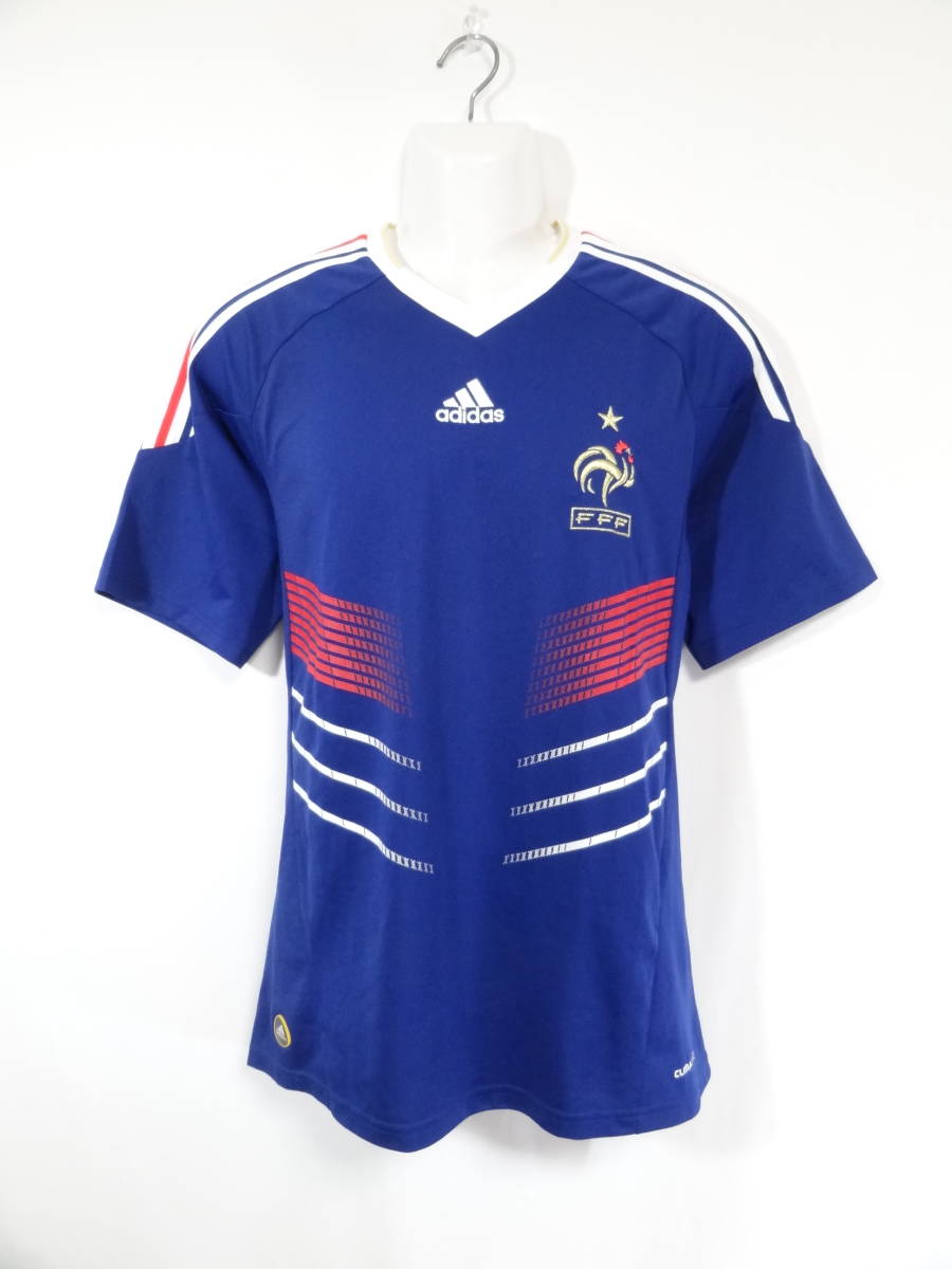 フランス 代表 2010 ホーム ユニフォーム インポート M 美品 アディダス ADIDAS France サッカー_画像1