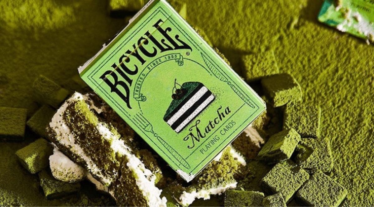 未使用品 bicycle トランプ Matcha 抹茶 ケーキ 緑レアデック 未使用品 bicycle トランプ Matcha 抹茶 ケーキ 緑レアデック