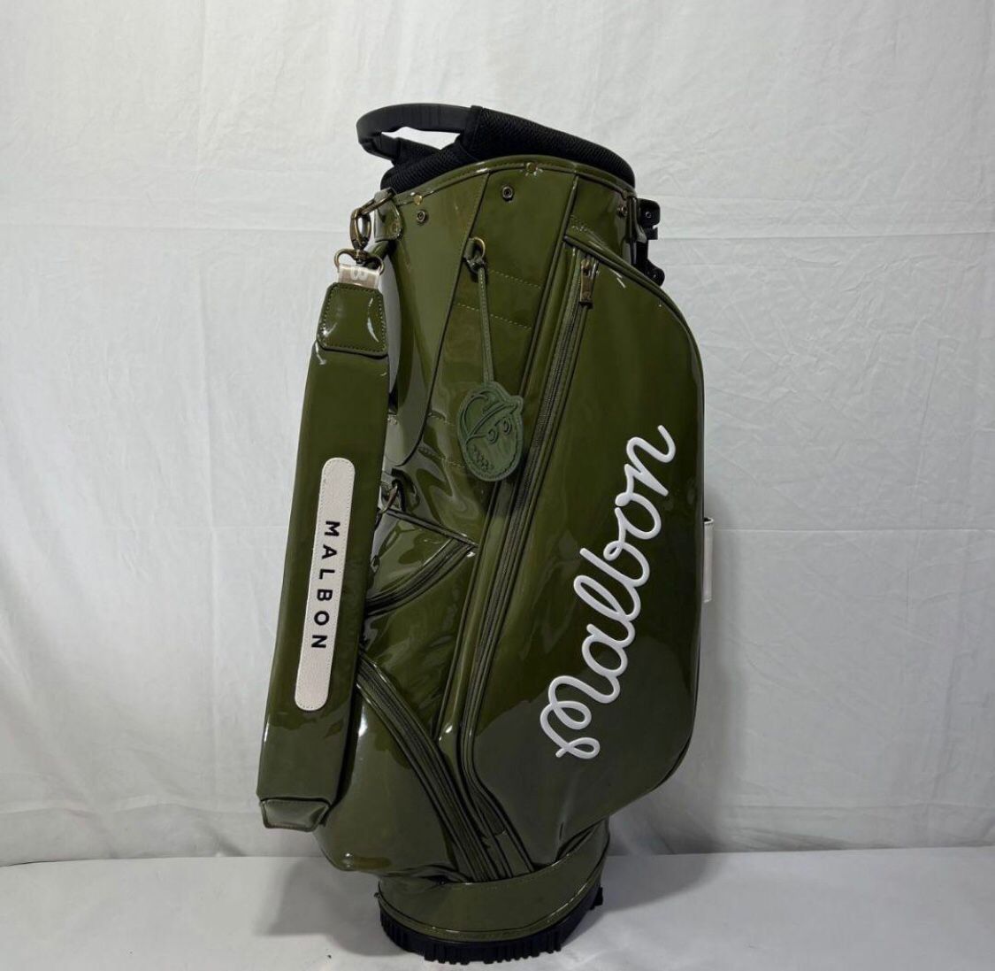 malbon golf マルボン ゴルフ キャディバッグ スタンドバッグ 緑 malbon golf マルボン ゴルフ キャディバッグ スタンドバッグ 緑