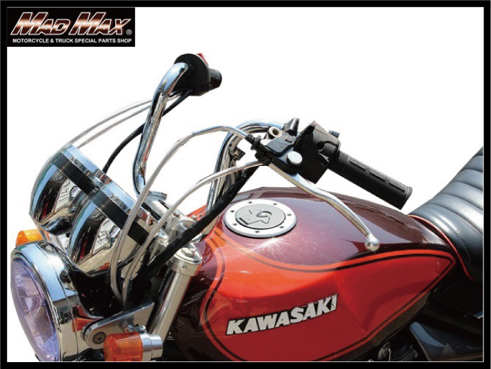 MADMAX バイク用品 Z-FATHER オリジナル ハンドル タレハン１番シボリ アップハンドル ホーク CB400F 世界有名な CBX  送料800円 CB400SF CBR400F