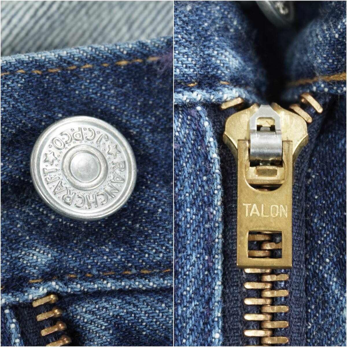 J C Penneys RANCHCRAFT Denim Pants 1960s 1970s BR24015 J C Penneys RANCHCRAFT Denim Pants 1960s 1970s BR24015