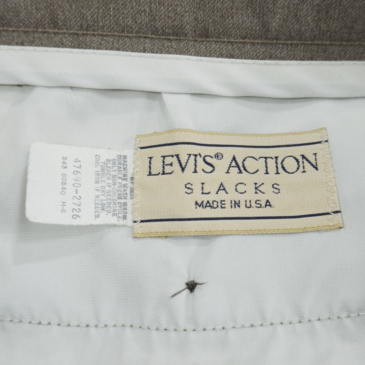 Levi's ACTION SLACKS BROWN 1980s 1990s LS24075 リーバイス Levi's ACTION SLACKS BROWN 1980s 1990s LS24075 リーバイス