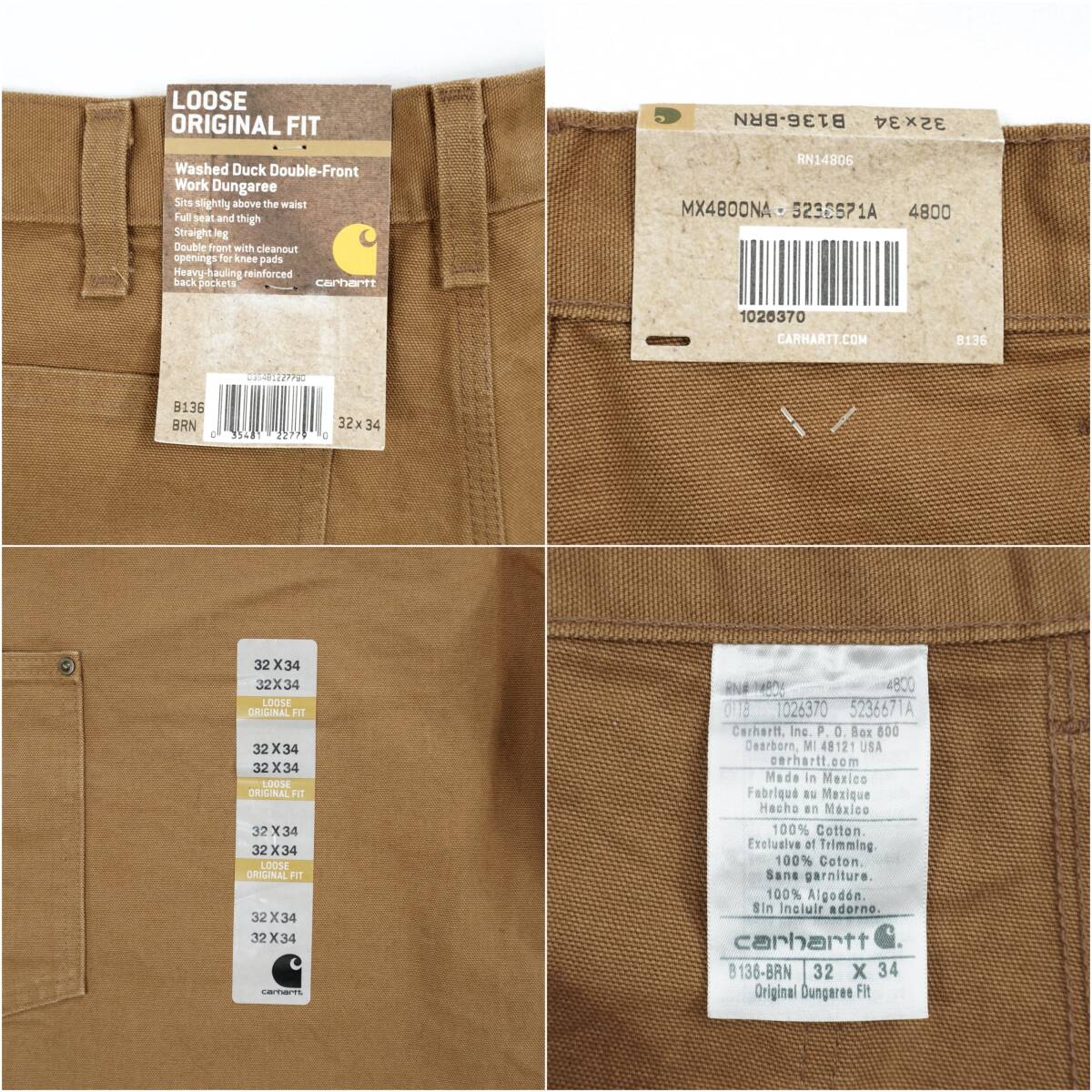Carhartt Double Knee Pants Deadstock BR24016 カーハート Carhartt Double Knee Pants Deadstock BR24016 カーハート