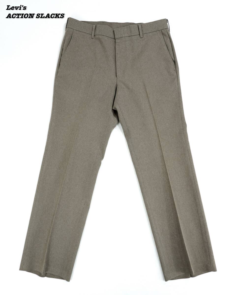 Levi's ACTION SLACKS BROWN 1980s 1990s LS24075 リーバイス Levi's ACTION SLACKS BROWN 1980s 1990s LS24075 リーバイス