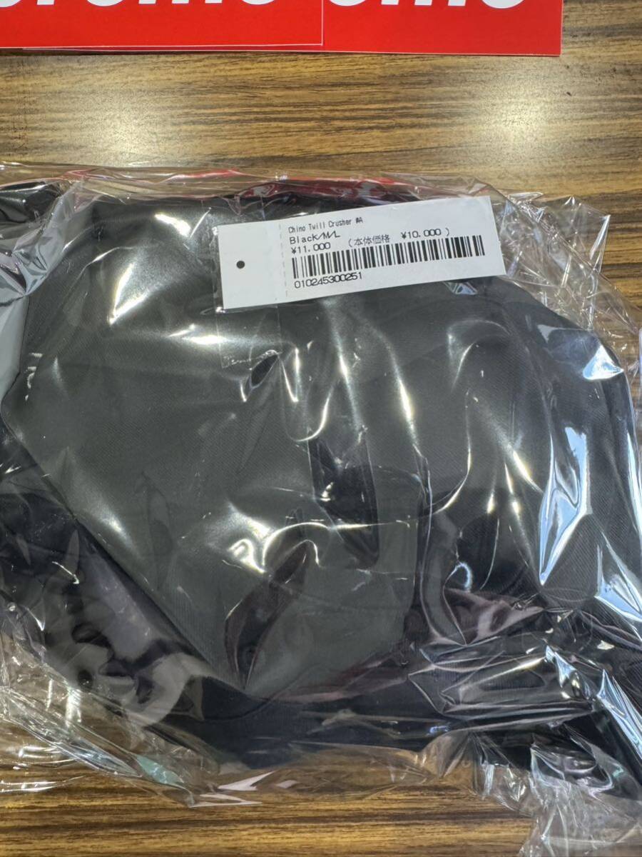 24SS Supreme Chino Twill Crusher Black M/L シュプリーム チノ 24SS Supreme Chino Twill Crusher Black M/L シュプリーム チノ