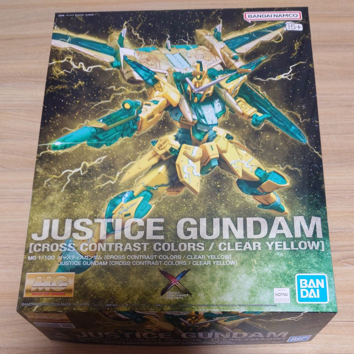 MG 1/100 ジャスティスガンダム[CROSS CONTRAST COLORS/CLEAR MG 1/100 ジャスティスガンダム[CROSS CONTRAST COLORS/CLEAR