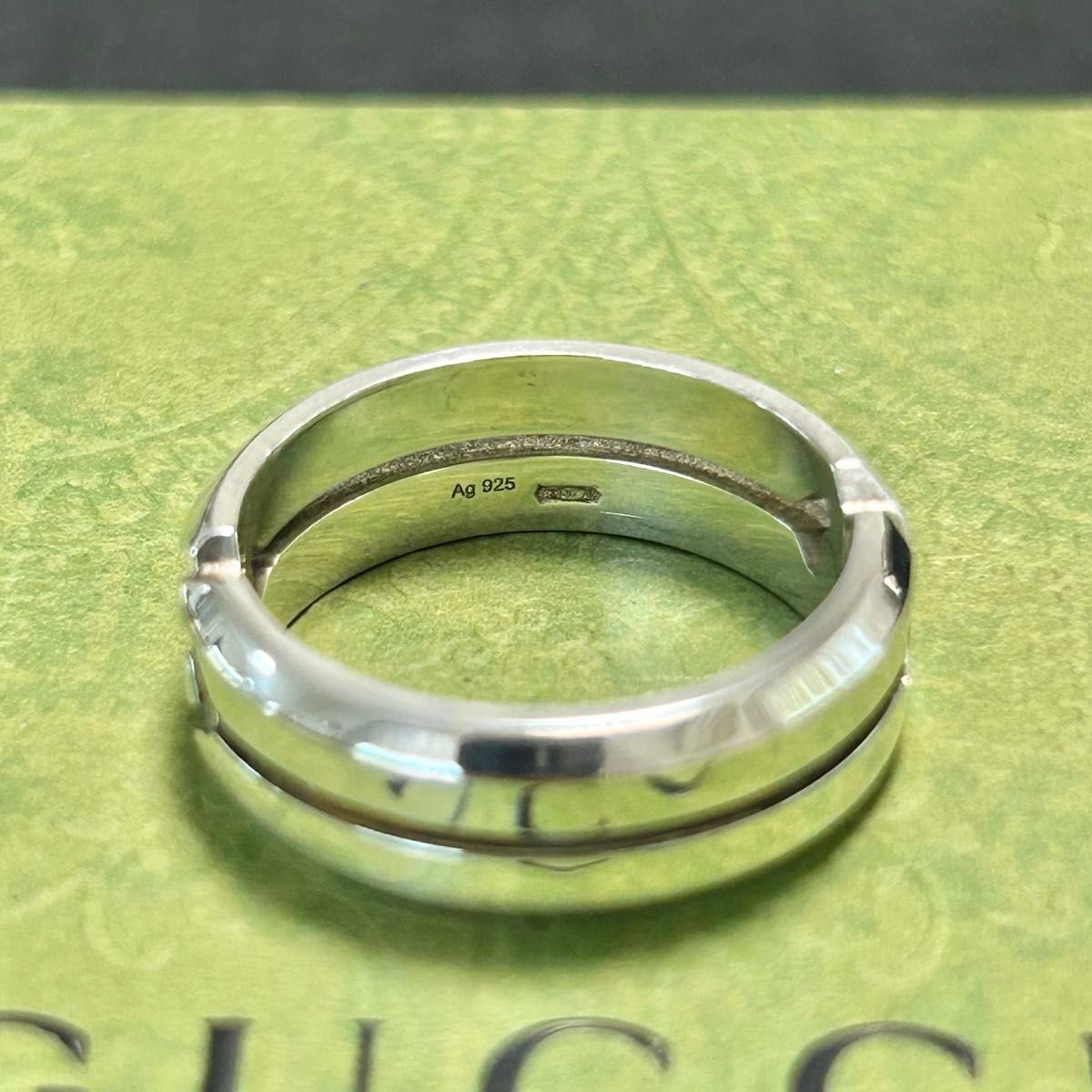 GUCCI グッチ ノット インフィニティ リング 19号 指輪 シルバー GUCCI グッチ ノット インフィニティ リング 19号 指輪 シルバー