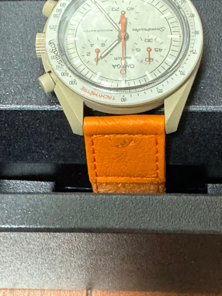 OMEGA X Swatch オーストリッチ革バンドモデル ジュピター OMEGA X Swatch オーストリッチ革バンドモデル ジュピター