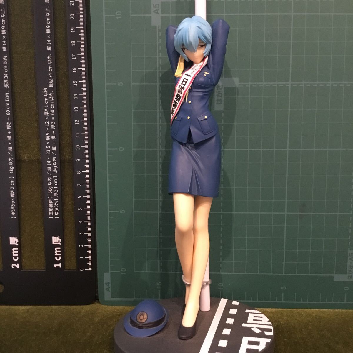 綾波レイ 一日警察署長 Evangelion フィギュア 初期版 綾波レイ 一日警察署長 Evangelion フィギュア 初期版
