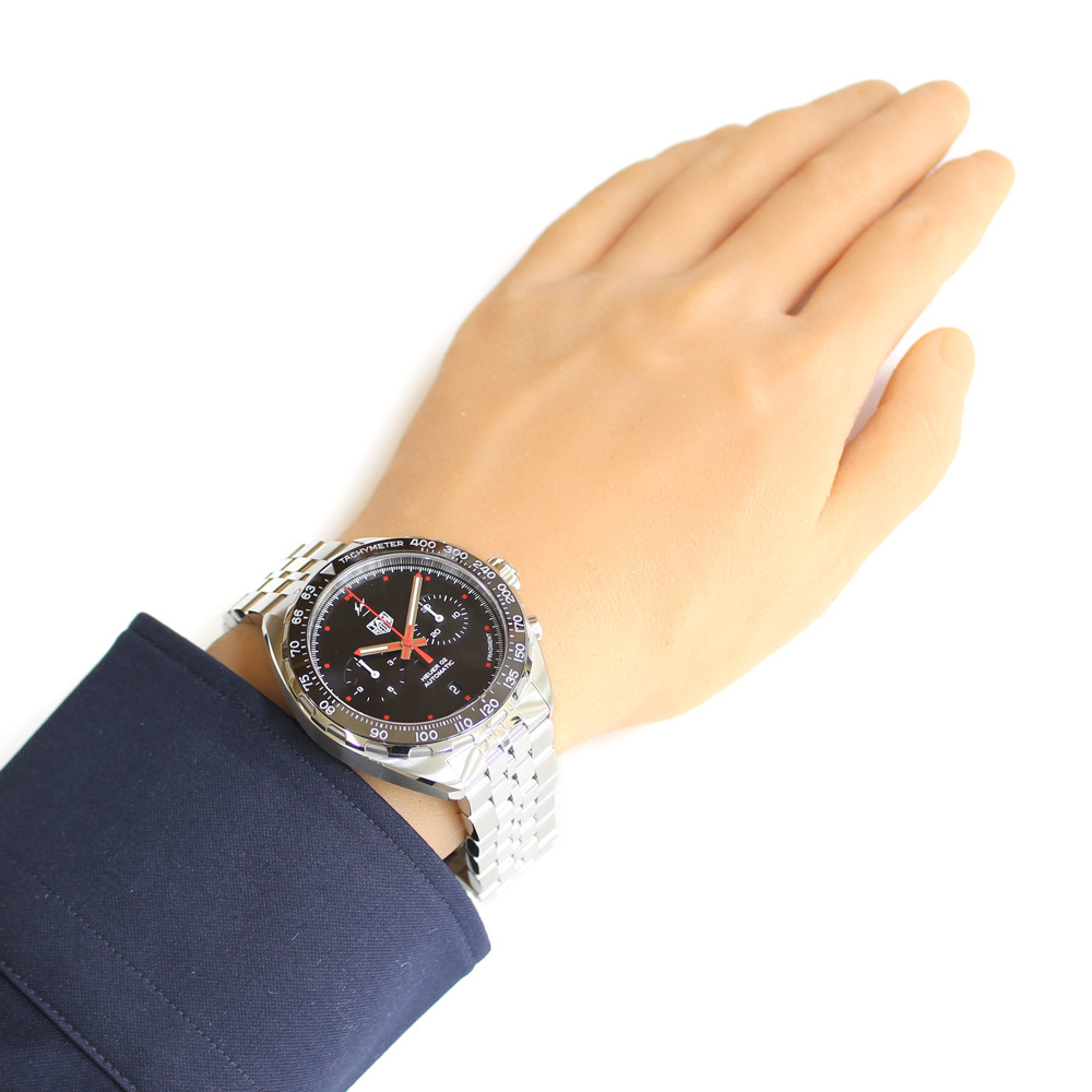  TAG Heuer Formula 1 наручные часы часы нержавеющая сталь LLFB-MFZK-GKRL самозаводящиеся часы мужской 1 год гарантия TAG HEUER б/у прекрасный товар 