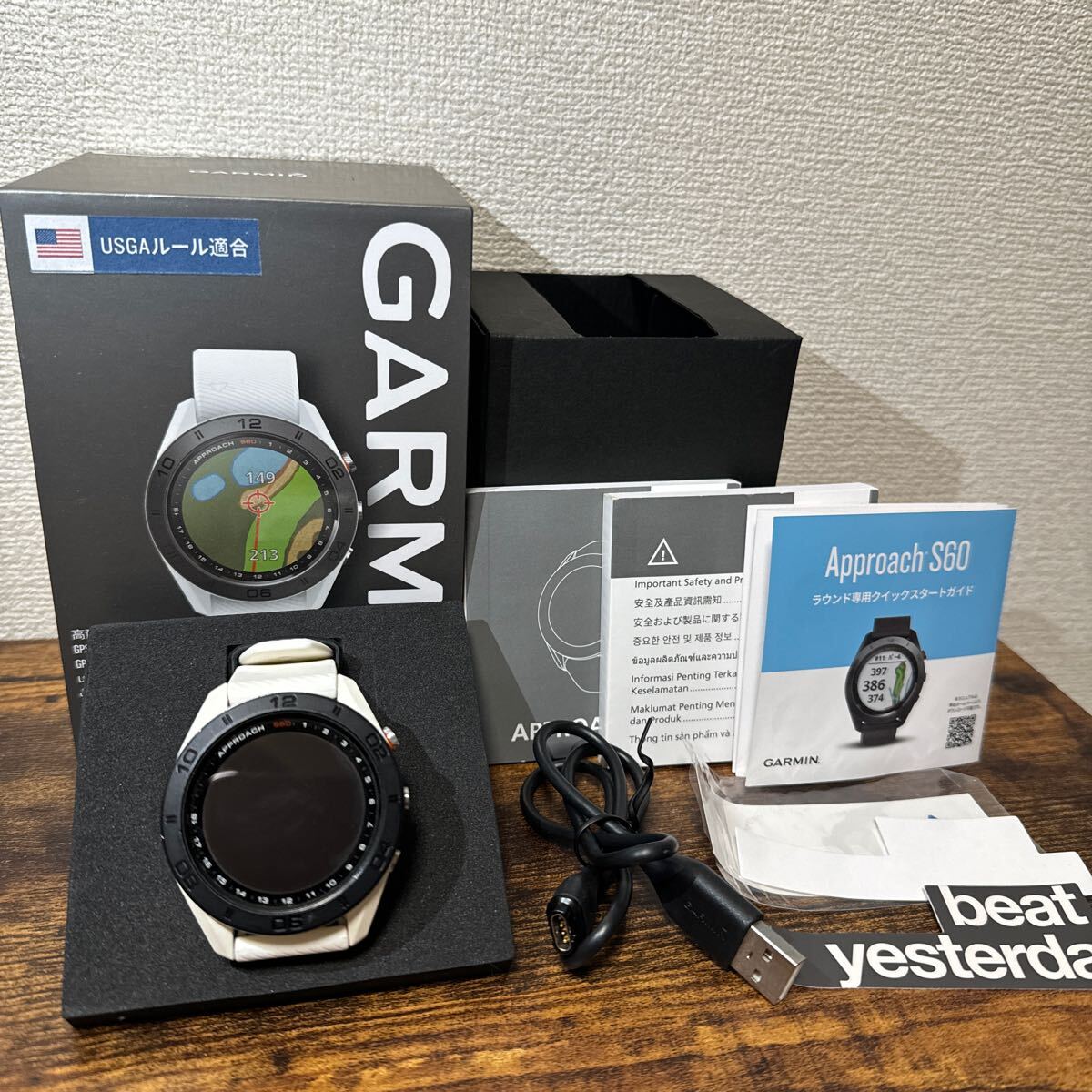 GARMIN ゴルフナビ ショットナビ ガーミン APPROACH アプローチ ホワイト