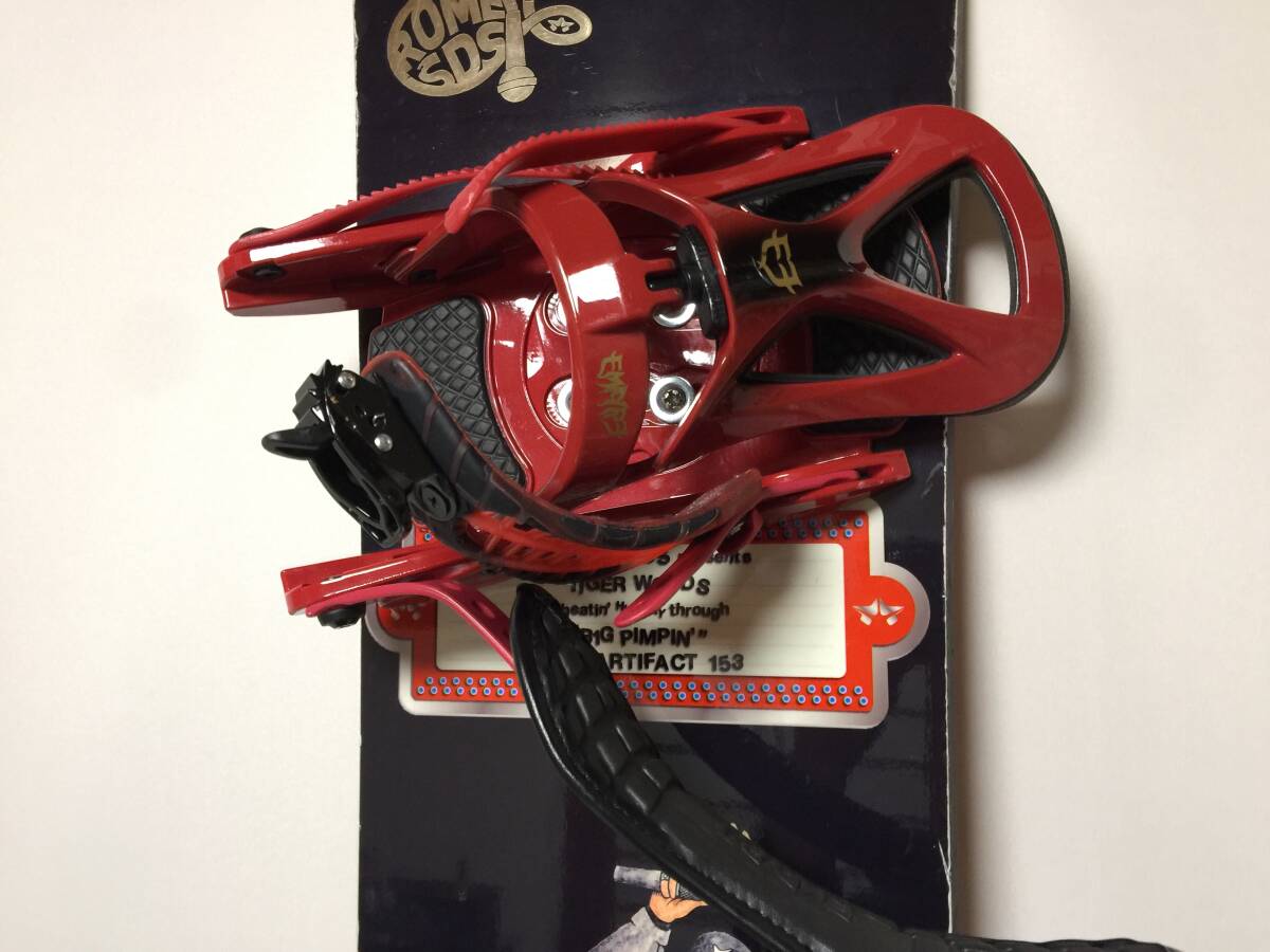 福袋 大丸 ローム SDS ROME スノーボード ビンディング付き 153 ARTIFACT 150cm-155cm未満