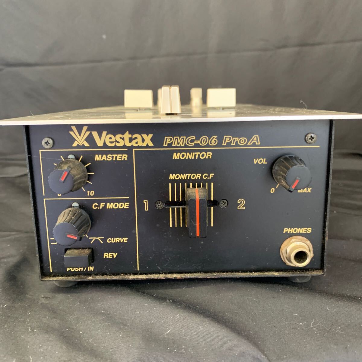 Vestax ベスタクス PMC-06 Pro A ミキサー DJミキサー 通電確認 Vestax ベスタクス PMC-06 Pro A ミキサー DJミキサー 通電確認