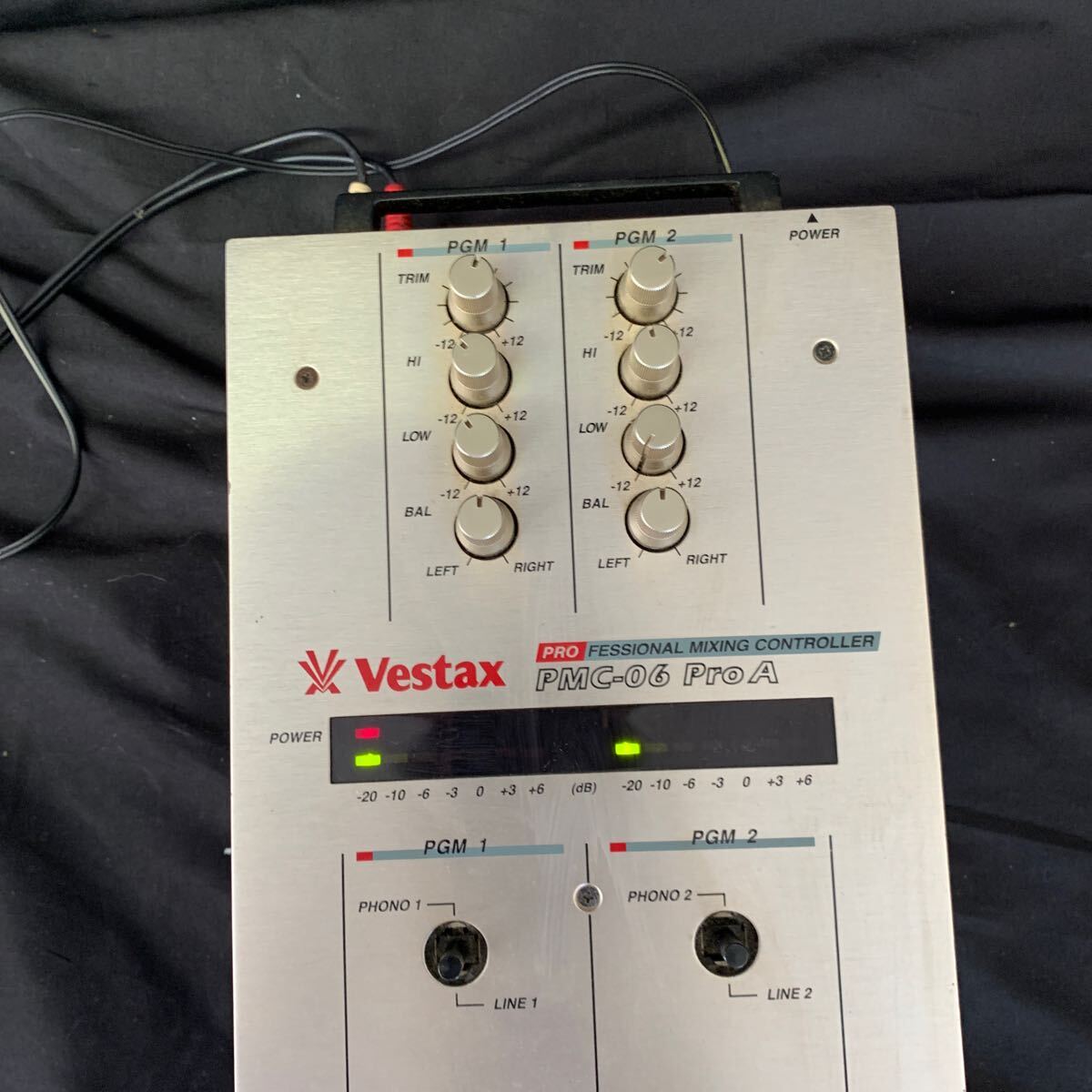 Vestax ベスタクス PMC-06 Pro A ミキサー DJミキサー 通電確認 Vestax ベスタクス PMC-06 Pro A ミキサー DJミキサー 通電確認