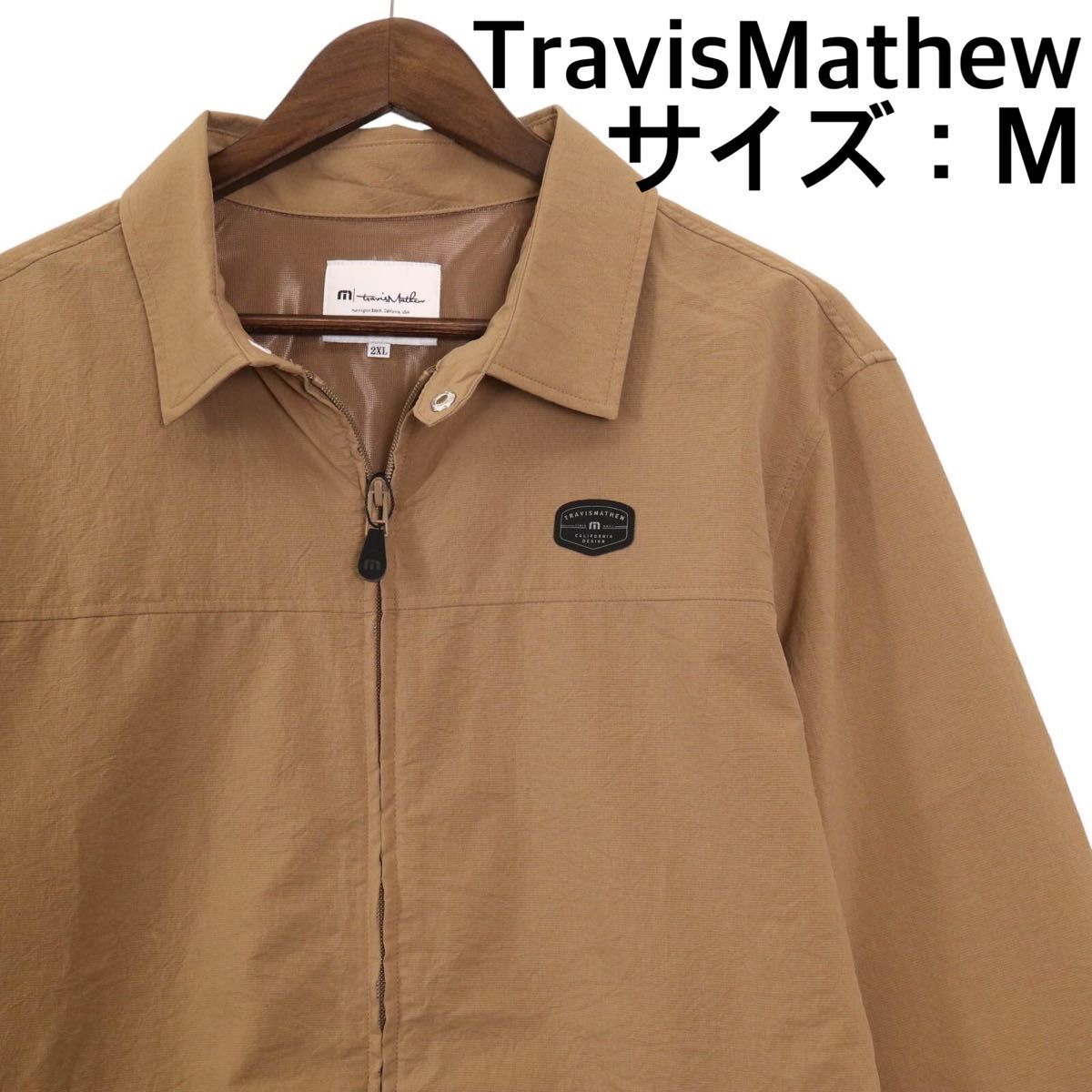 【新品、未使用】TravisMathew トラビスマシュー ジャケット メンズ サイズ:M ブラウン 春、秋