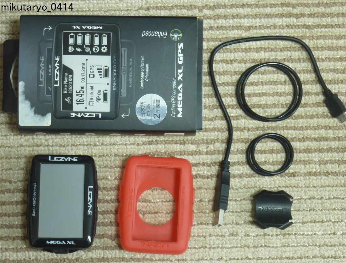 LEZYNE MEGA XL GPS 美品 サイクルコンピューター
