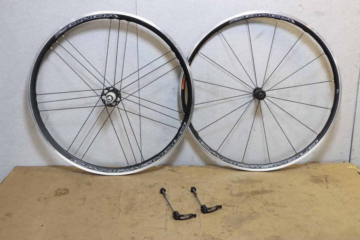 値下げ!○Campagnolo カンパニョーロ ZONDA C17 シマノフリー 11s対応 クリンチャー ホイールセット 美品