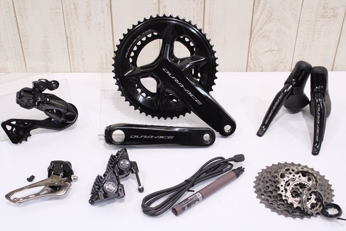 ★SHIMANO シマノ R9270シリーズ DURA-ACE 2x12s 電動Di2 油圧ディスクブレーキ グループセット 165mm 50/34T 美品
