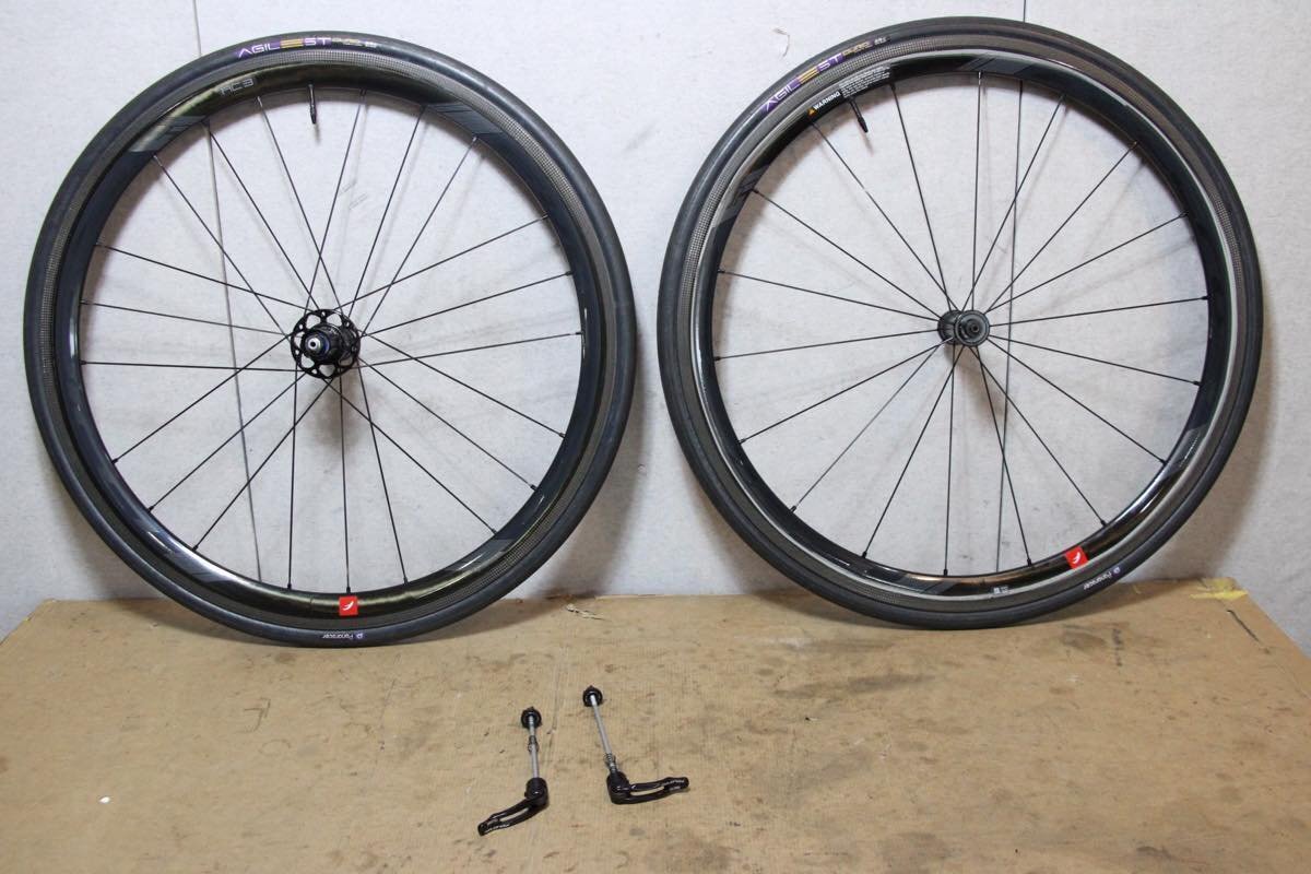 値下げ!○FULCRUM フルクラム WIND 40C AC3 シマノフリー 11s対応 クリンチャー カーボンホイールセット 美品