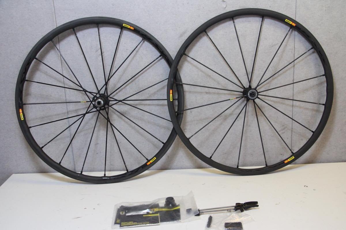 ○MAVIC マビック R-SYS SLR Exalith シマノフリー 11s対応 クリンチャー カーボンスポーク ホイールセット