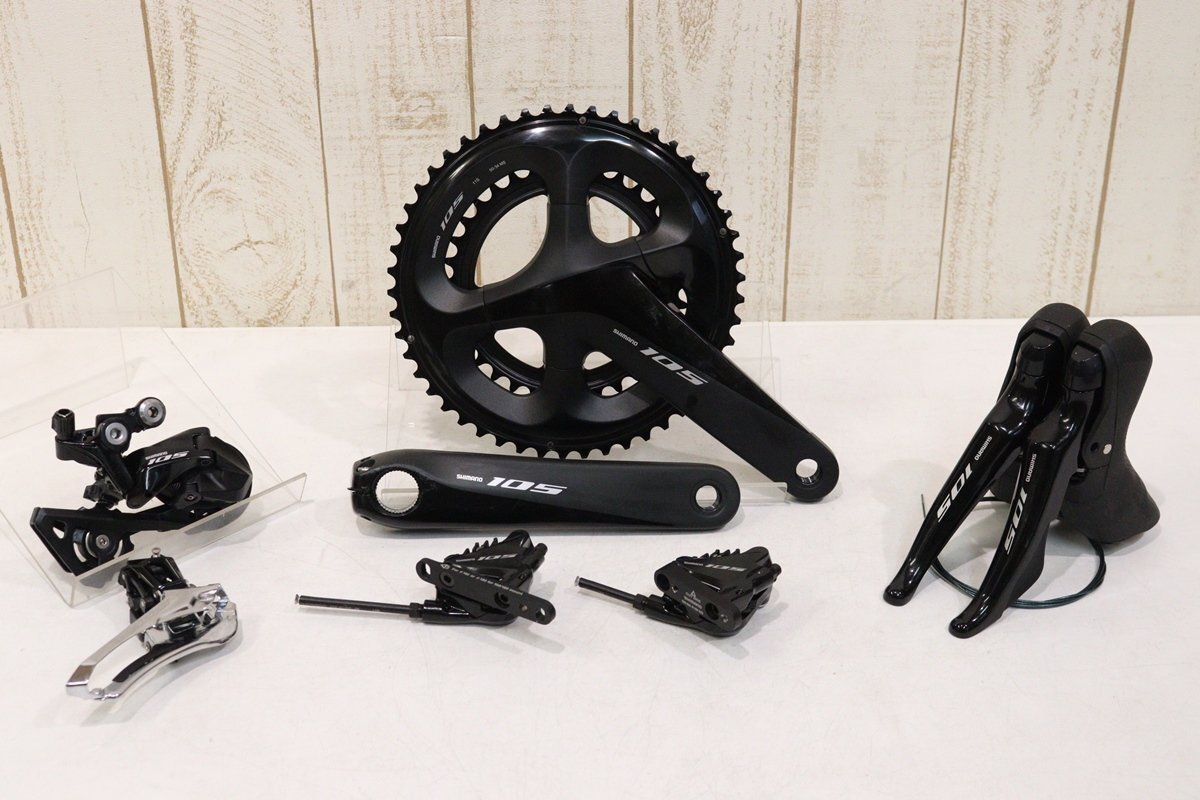 【お気に入り】 シマノ ★SHIMANO 値下げ! R7000シリーズ 極上品 50/34T 172.5mm グループセット 油圧ディスクブレーキ 2x11s 105 パーツセット