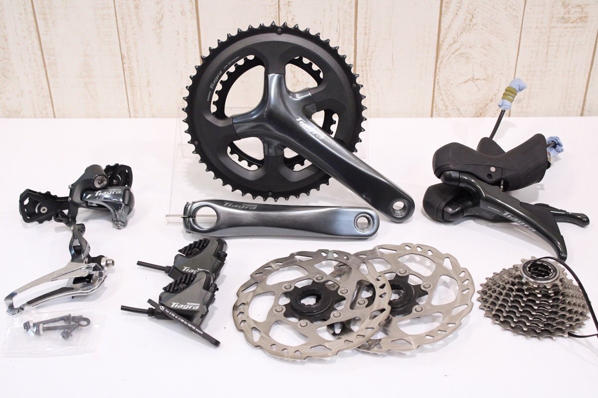 ★SHIMANO シマノ R4700シリーズ Tiagra 2x10s 油圧ディスクブレーキ グループセット 172.5mm 50/34T