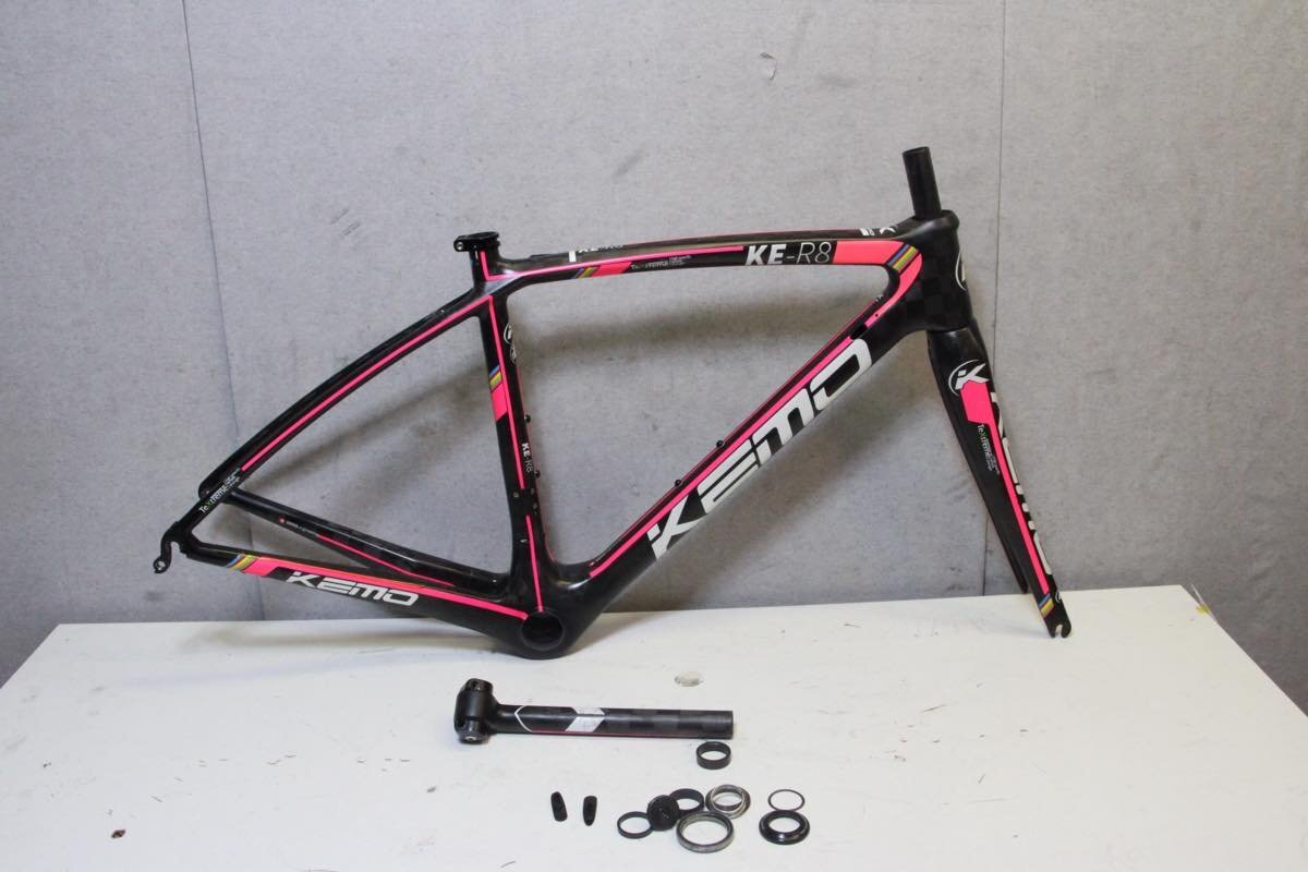 □KEMO ケモ 最上位 KE-R8 5KS TeXtreme カーボンフレーム 2015年 XXSサイズ