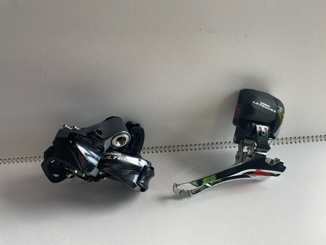 シマノ、アルテグラ、Di2、FD6870/RD6870、未使用品
