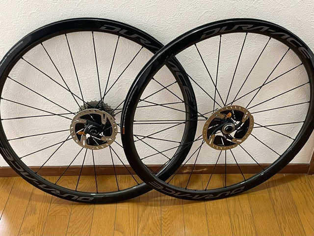 シマノ、デュラエース、ディスク、WA-R9170、C40、中古、前後輪
