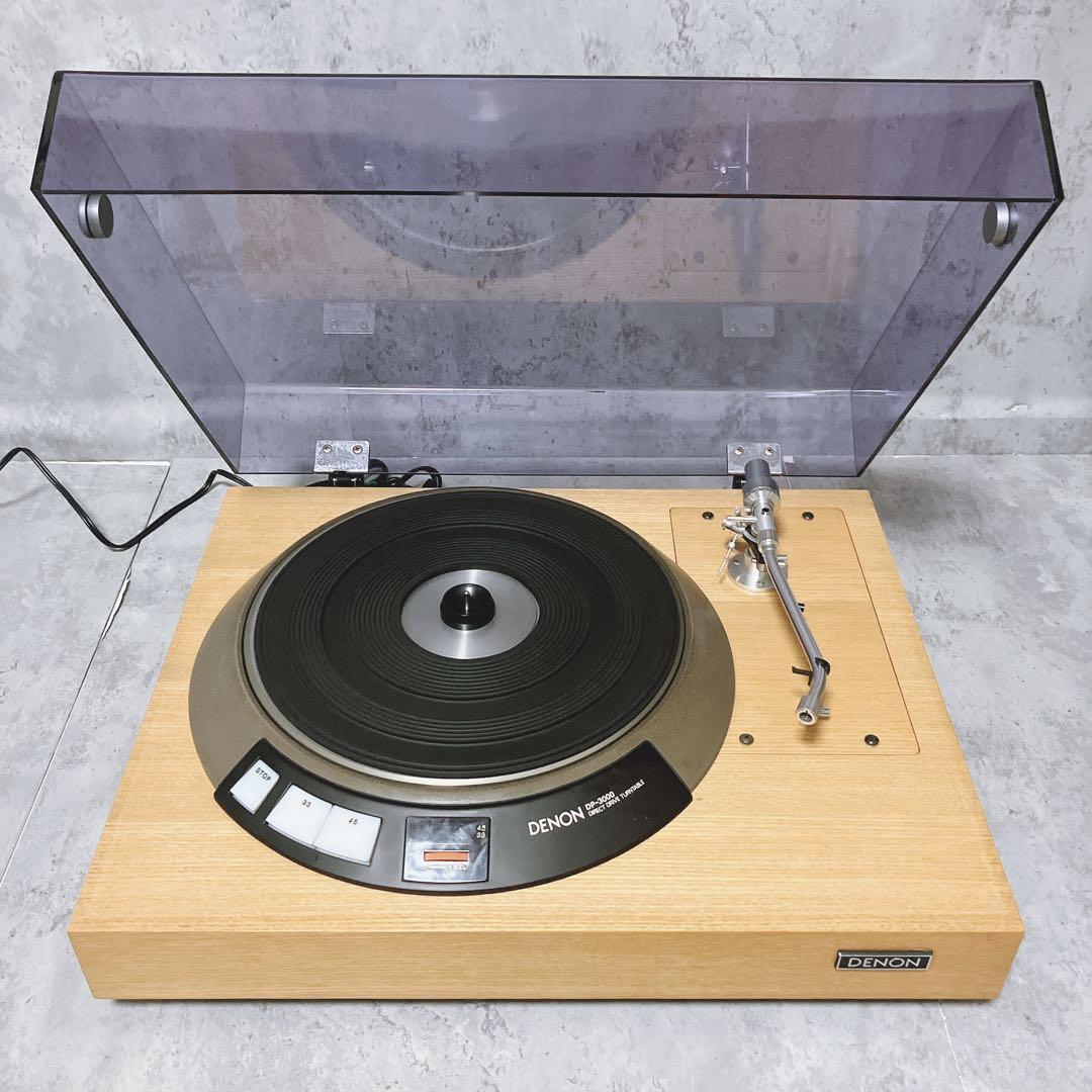 希少・美品】デノン ターンテーブル DP-3000 + DK-100F DENON 希少・美品】デノン ターンテーブル DP-3000 + DK-100F DENON