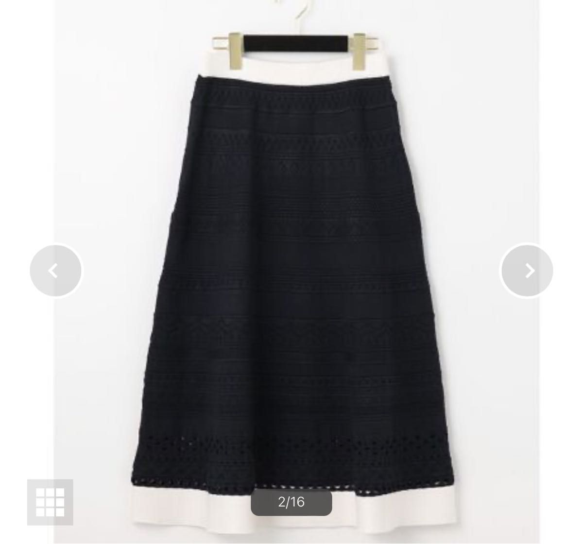 グレースコンチネンタル　セットアップ　スカート未使用 テープ刺繍レーススカート / GRACE CONTINENTAL | GRACE