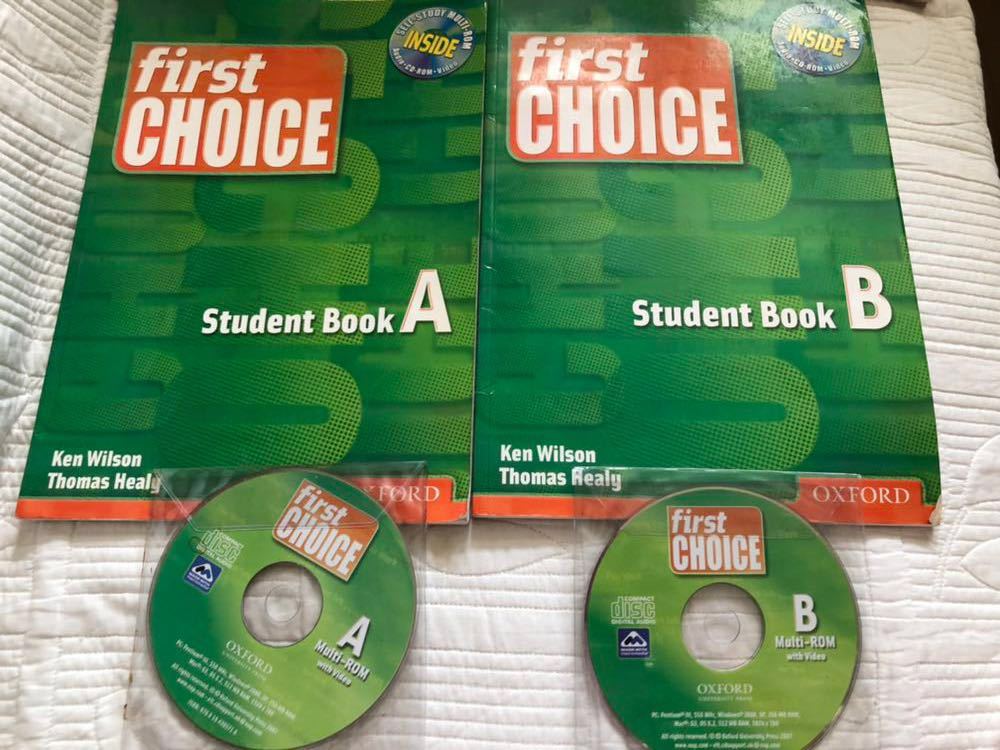 メ1511 英語のレッスン本 first choice A B CD付き