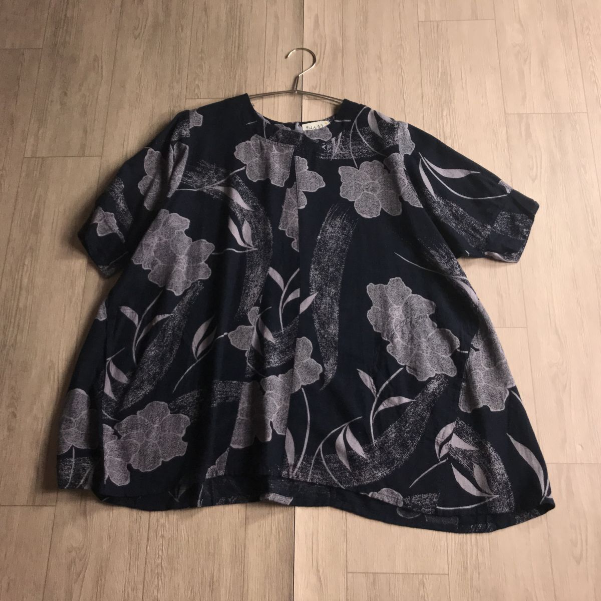 100 jpy start * is . becomes width easy body type cover stylish design linen rayon Blend blouse 