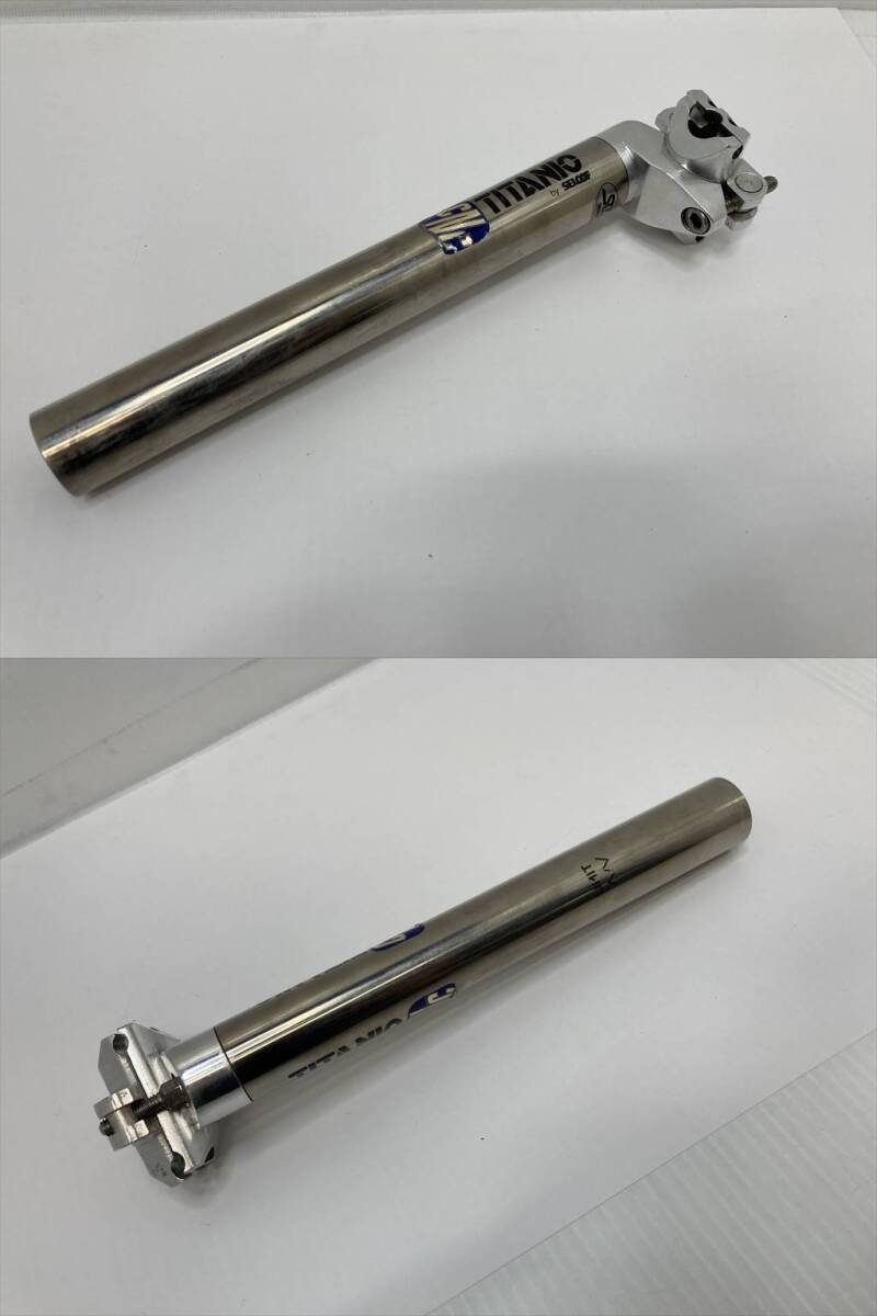 下松)SELCOF セルコフ TITANIO チタンシートポスト 27.2mm 現状 下松)SELCOF セルコフ TITANIO チタンシートポスト 27.2mm 現状