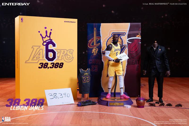 ENTERBAY 1/6 NBA レブロン ジェームズ スペシャル.Ver 未開封 ENTERBAY 1/6 NBA レブロン ジェームズ スペシャル.Ver 未開封