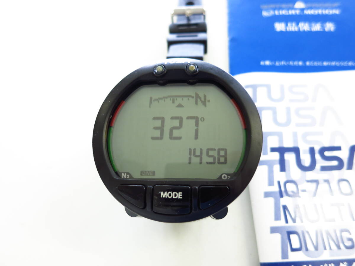 TUSA IQ710ダイブコンピュータ(便利なデジタルコンパス搭載 TUSA IQ710ダイブコンピュータ(便利なデジタルコンパス搭載