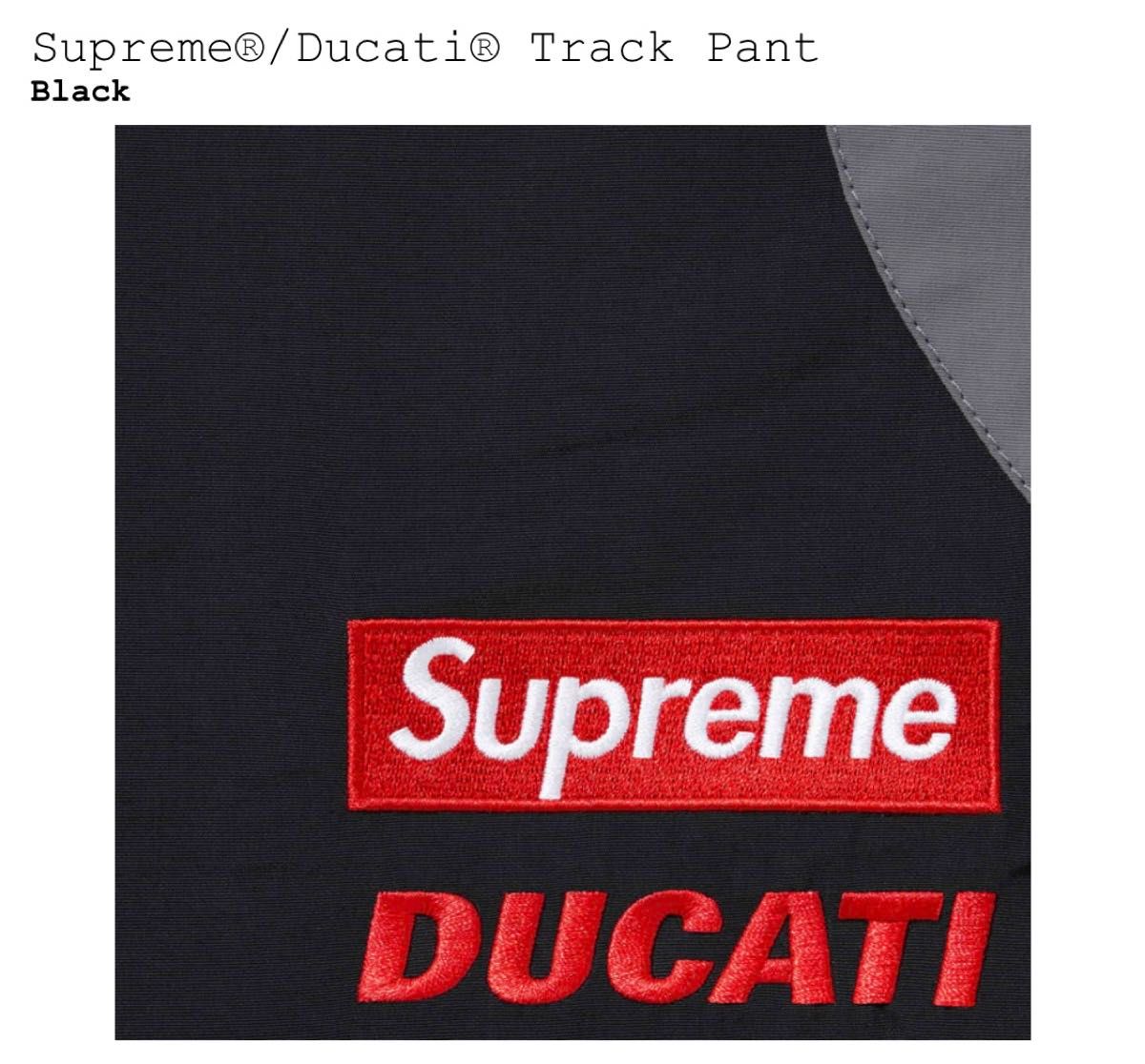 新品 未使用 送料込 Supreme Ducati Track Pant Black Mサイズ 新品 未使用 送料込 Supreme Ducati Track Pant Black Mサイズ