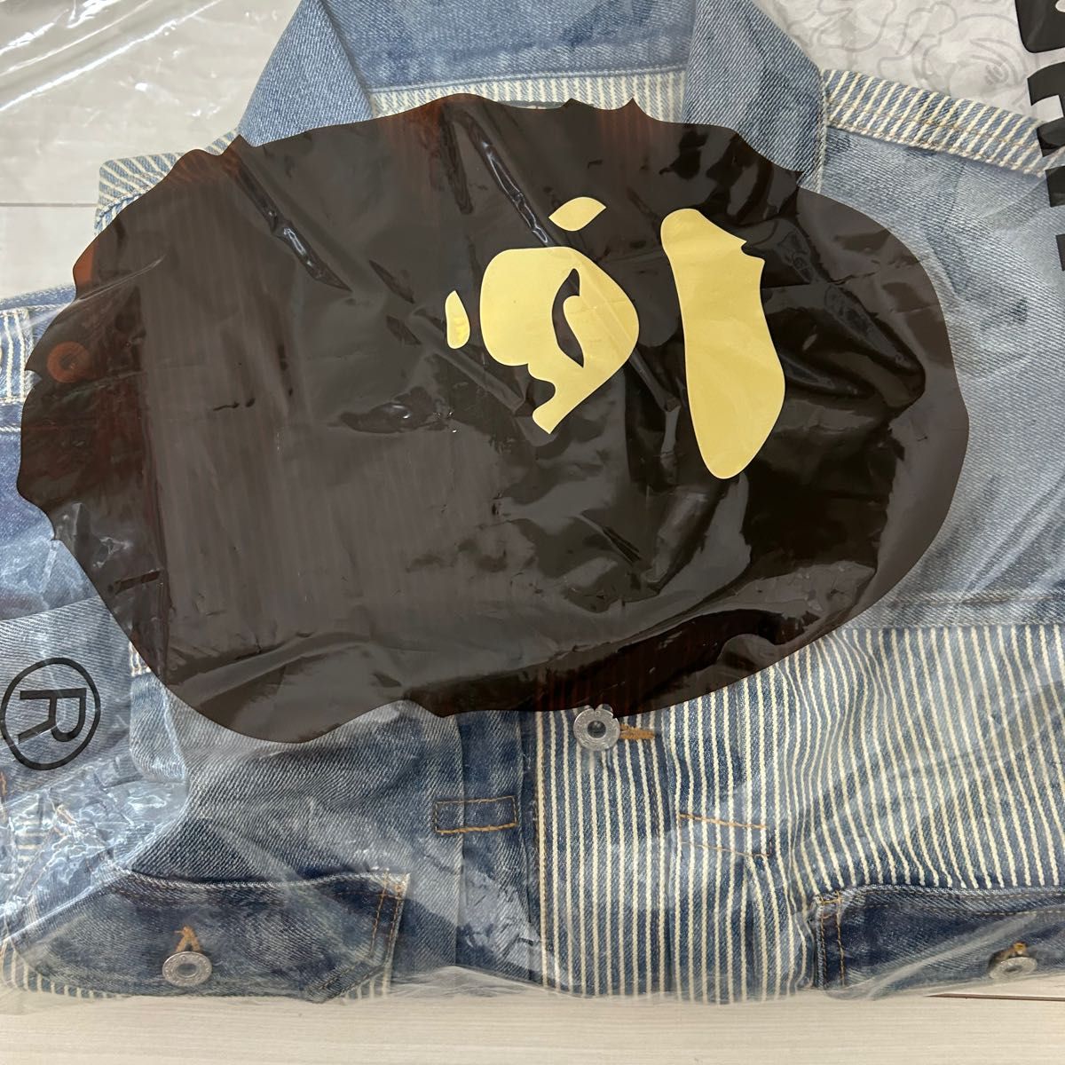 BAPE SEAN WOTHERSPOON CRAZY DENIM JACKET Lサイズ