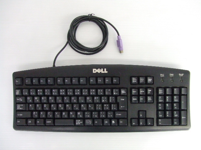 【ジャンク】★DELL/デル★PS/2キーボード SK-8110　黒/動作未確認_画像1