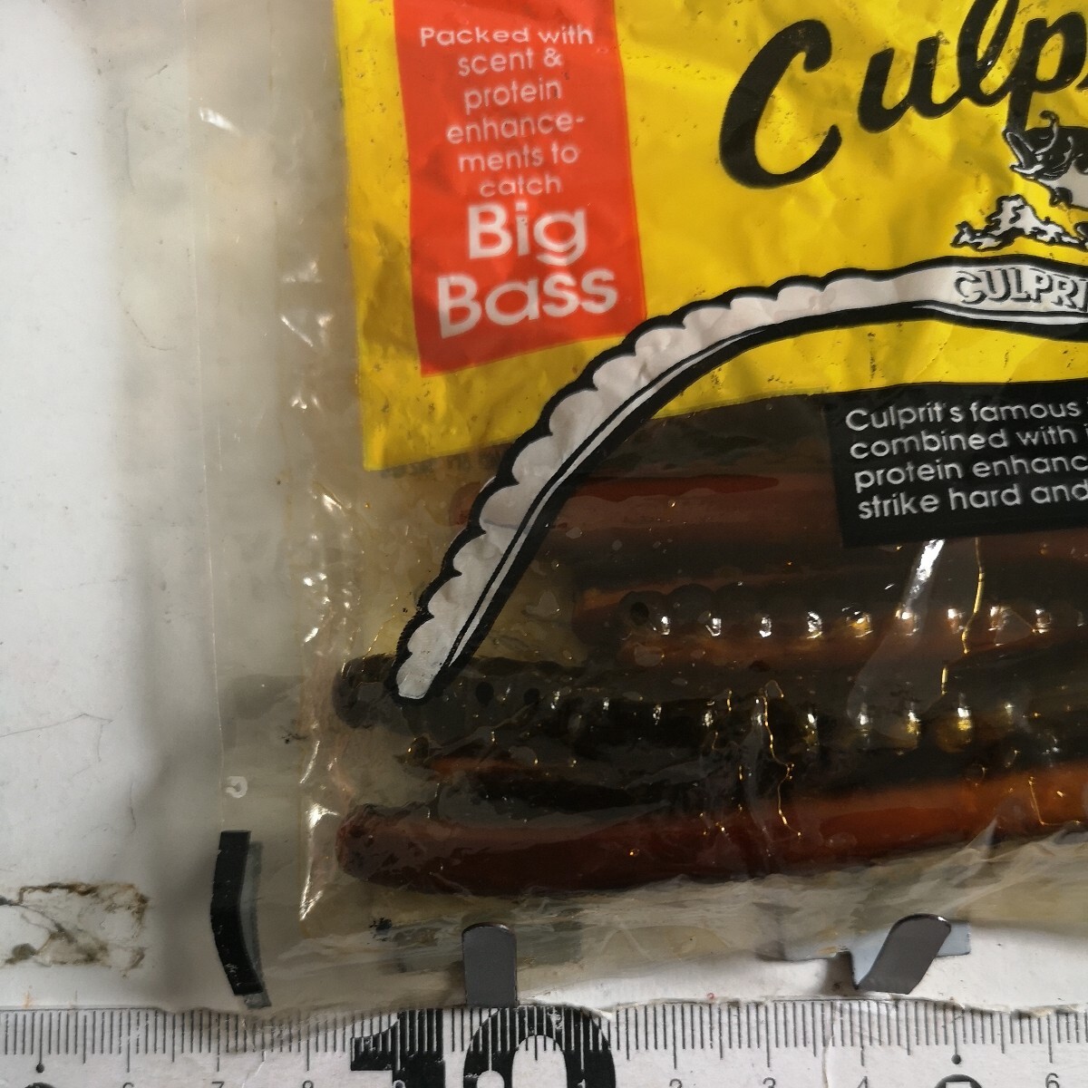 23**karuplitoCulprit Curly Tail 10 -inch 9ps.@ american wa-m rare Old wa-m fishing fishing **