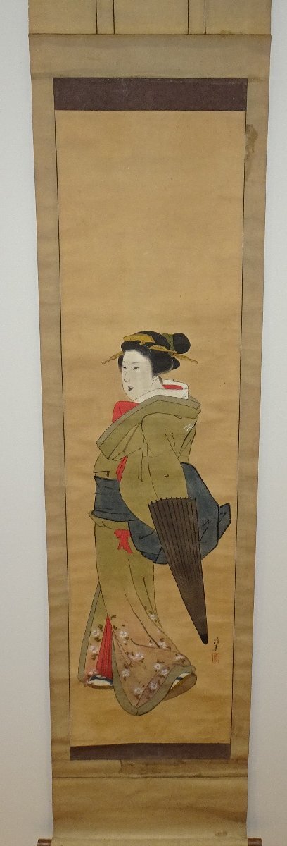 真作】『立花大亀(大徳寺511世)』筆/紙本軸装 揮毫五字一行 真作】『立花大亀(大徳寺511世)』筆/紙本軸装 揮毫五字一行