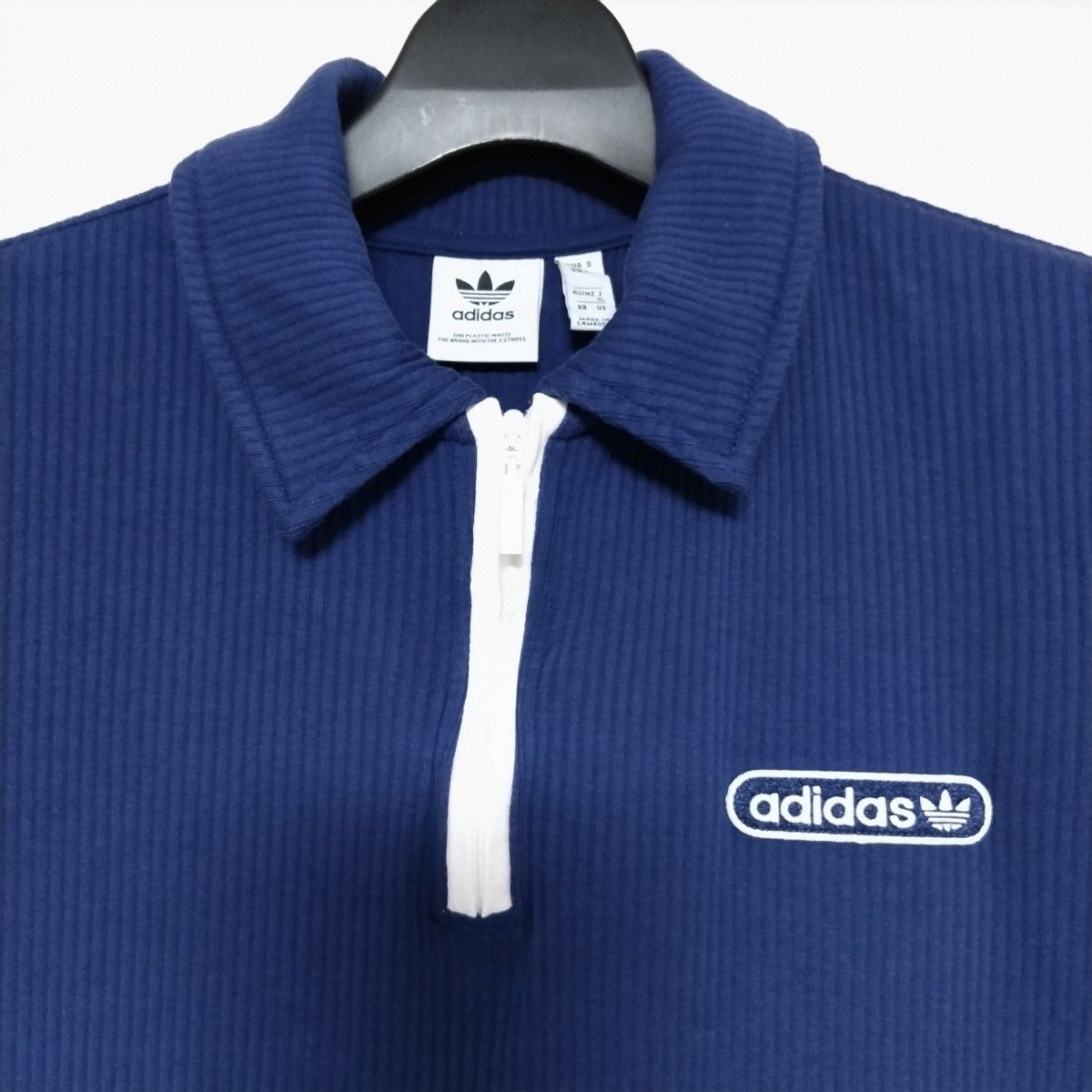 ★adidas/ポロドレス★ adidas アディダス Midi Zip Polo Dress ミッド ジップ