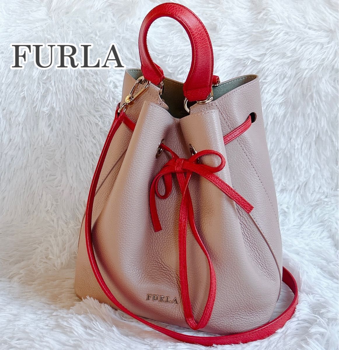 極美品 フルラ FURLA ショルダーバッグ コスタンザ 2way レザー 極美品 フルラ FURLA ショルダーバッグ コスタンザ 2way レザー