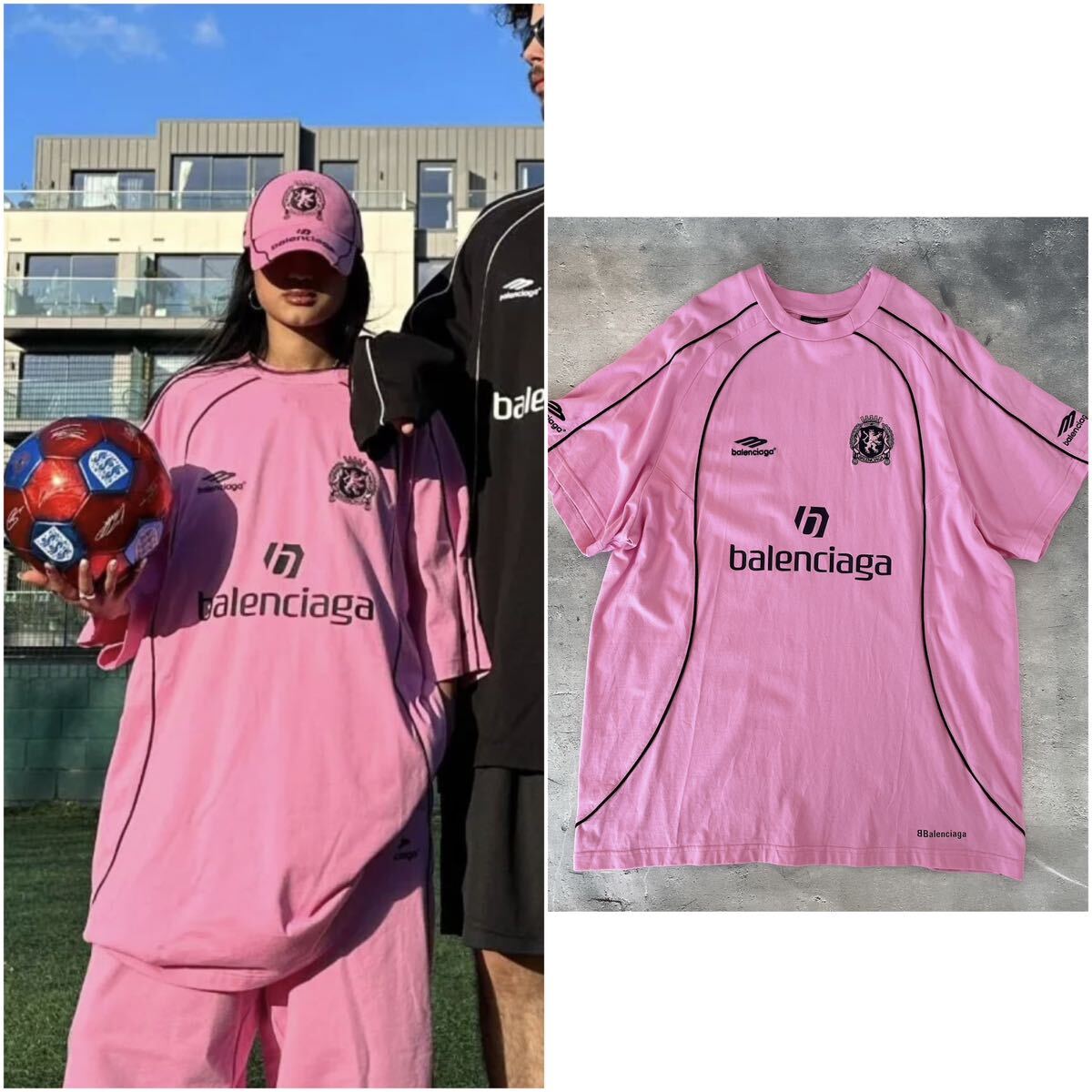 2024SS BALENCIAGA バレンシアガ PARIS SOCCER Tシャツ 2024SS BALENCIAGA バレンシアガ PARIS SOCCER Tシャツ