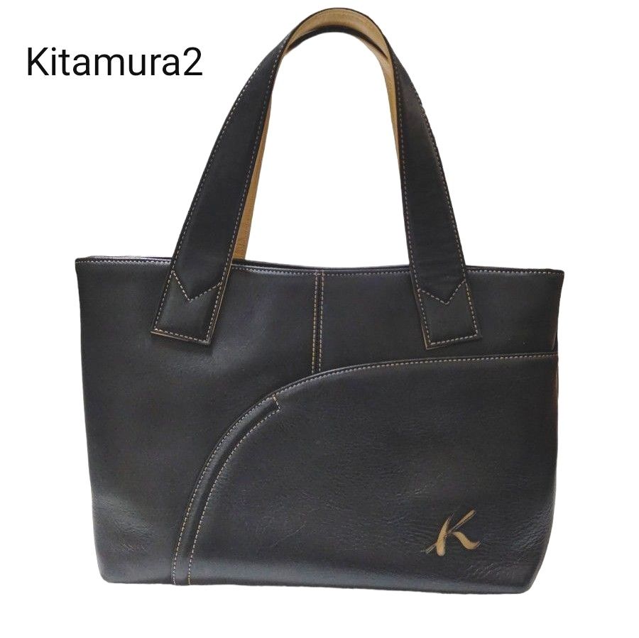 定番カラー キタムラ2 ハンドバッグ トートバッグ レザー 定番カラー キタムラ2 ハンドバッグ トートバッグ レザー