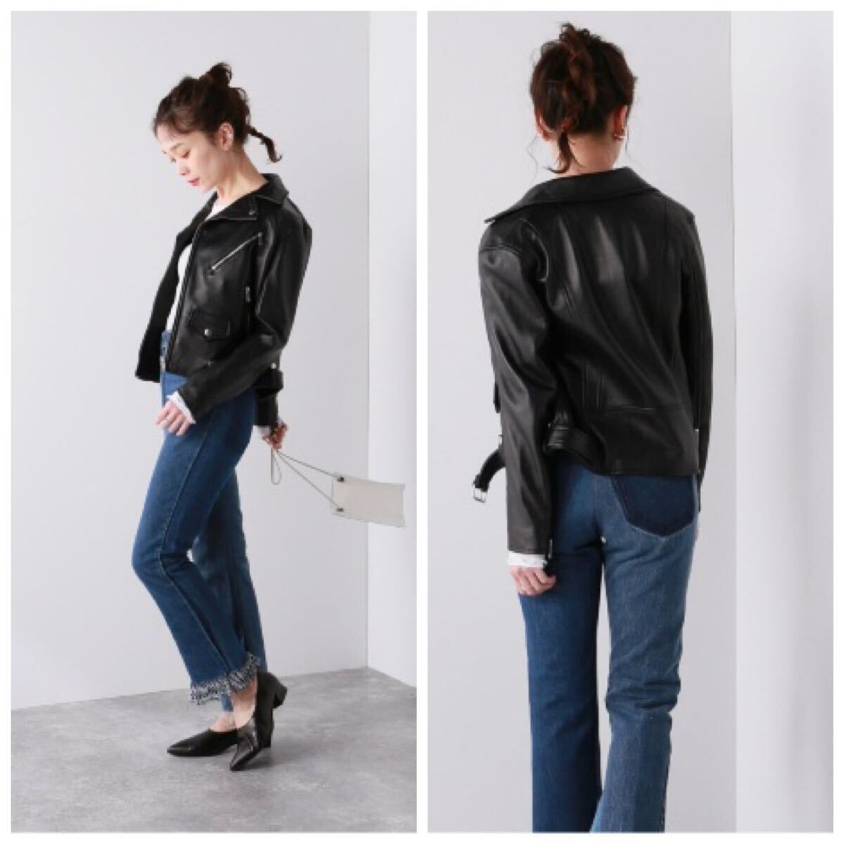 美品 ジャーナルスタンダード シープレザー ダブルライダース 美品 ジャーナルスタンダード シープレザー ダブルライダース