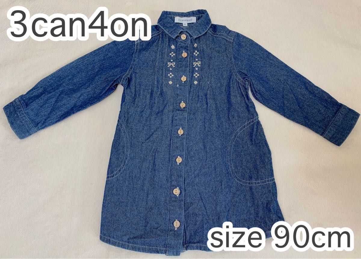 3can4on サンカンシオン シャツワンピース シャツ ワンピース 3can4on サンカンシオン シャツワンピース シャツ ワンピース